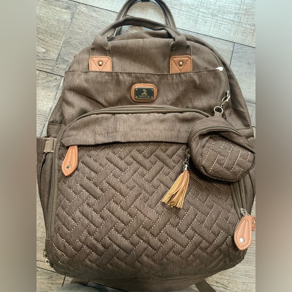 Brown diaper bag - Picture 5 of 9